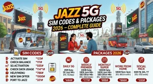 Jazz SIM Codes & Packages 2026