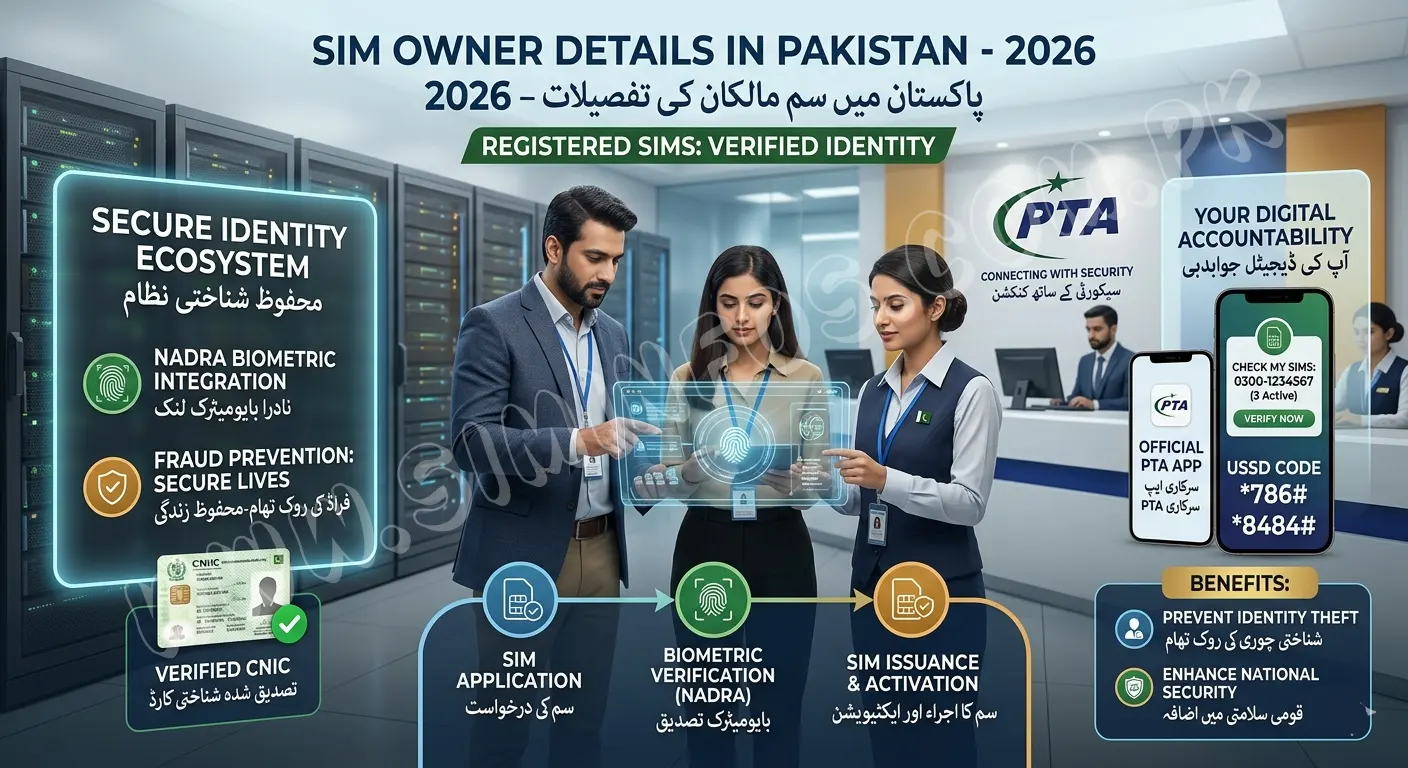 SIM Owner Details in Pakistan 2026